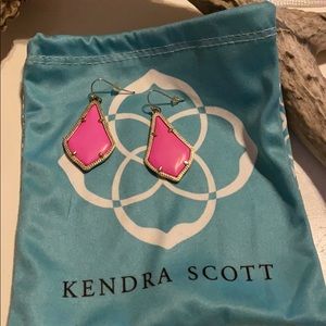 Hot pink Kendra Scott earrings